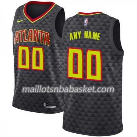 Maillot Homme Atlanta Hawks Personnalisable Nike 2017-18 Noir Swingman